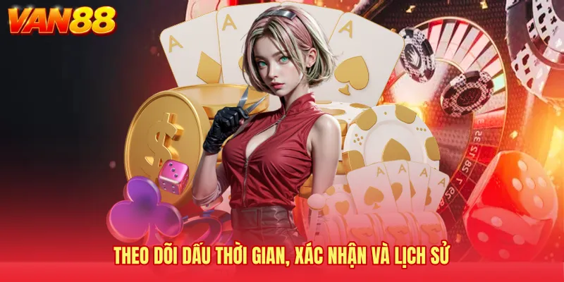Theo dõi dấu thời gian, xác nhận và lịch sử