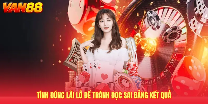 Tính đúng lãi lỗ để tránh đọc sai bảng kết quả